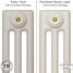 CI-SH-CREAM-024 - Shelbourne Cream 3 Column Victorian Cast Iron Radiator H745mm x W955mm CI-SH-CREAM-024 - Shelbourne Cream 3 Column Victorian Cast Iron Radiator H745mm x W955mm